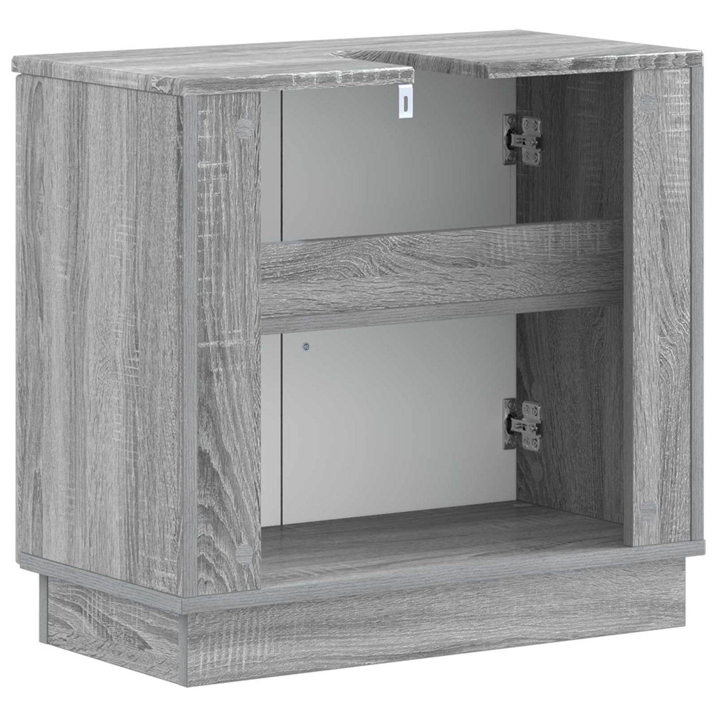 Bathroom Sink Cabinet HOORN Grey Sonoma 59.5 x 31.5x 56 cm