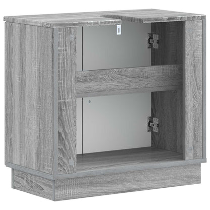 Bathroom Sink Cabinet HOORN Grey Sonoma 59.5 x 31.5x 56 cm