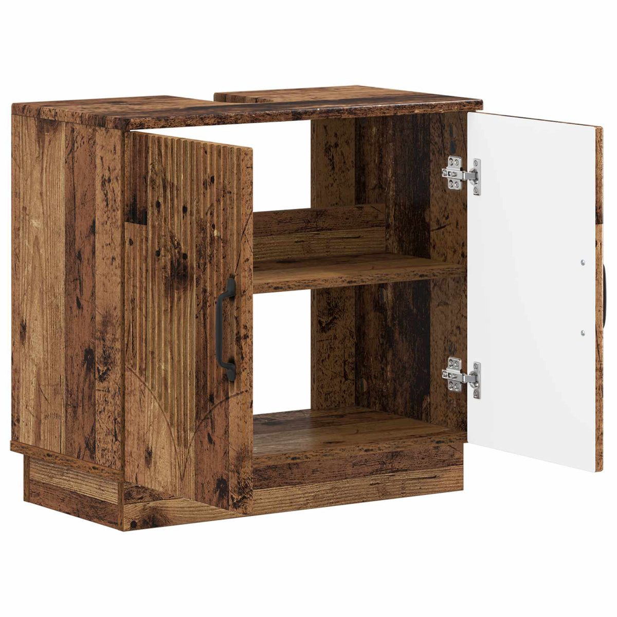 Bathroom Sink Cabinet HOORN Old Wood 59.5 x 31.5x 56 cm