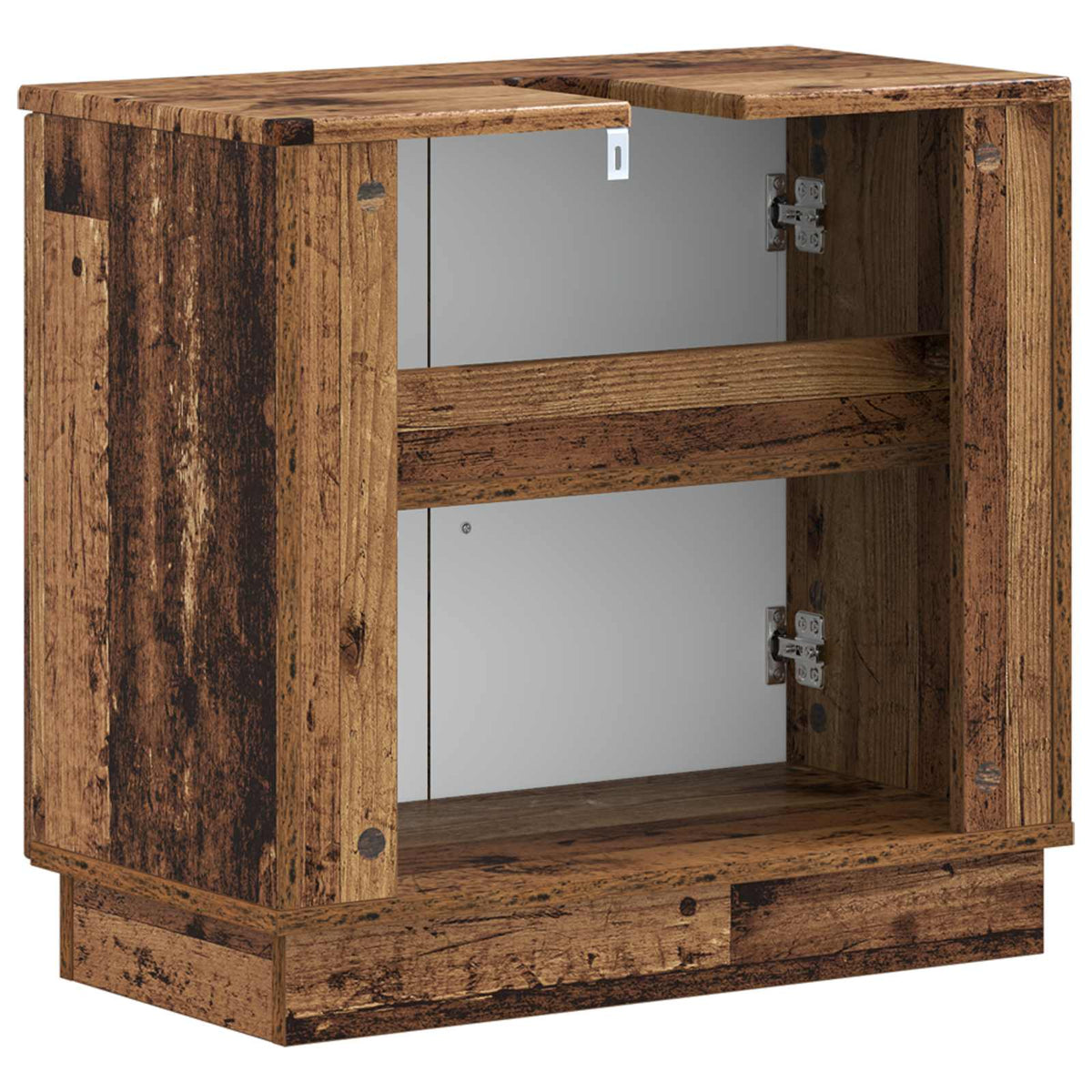 Bathroom Sink Cabinet HOORN Old Wood 59.5 x 31.5x 56 cm