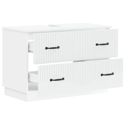 Bathroom Sink Cabinet HOORN White 82 x 41x 56 cm