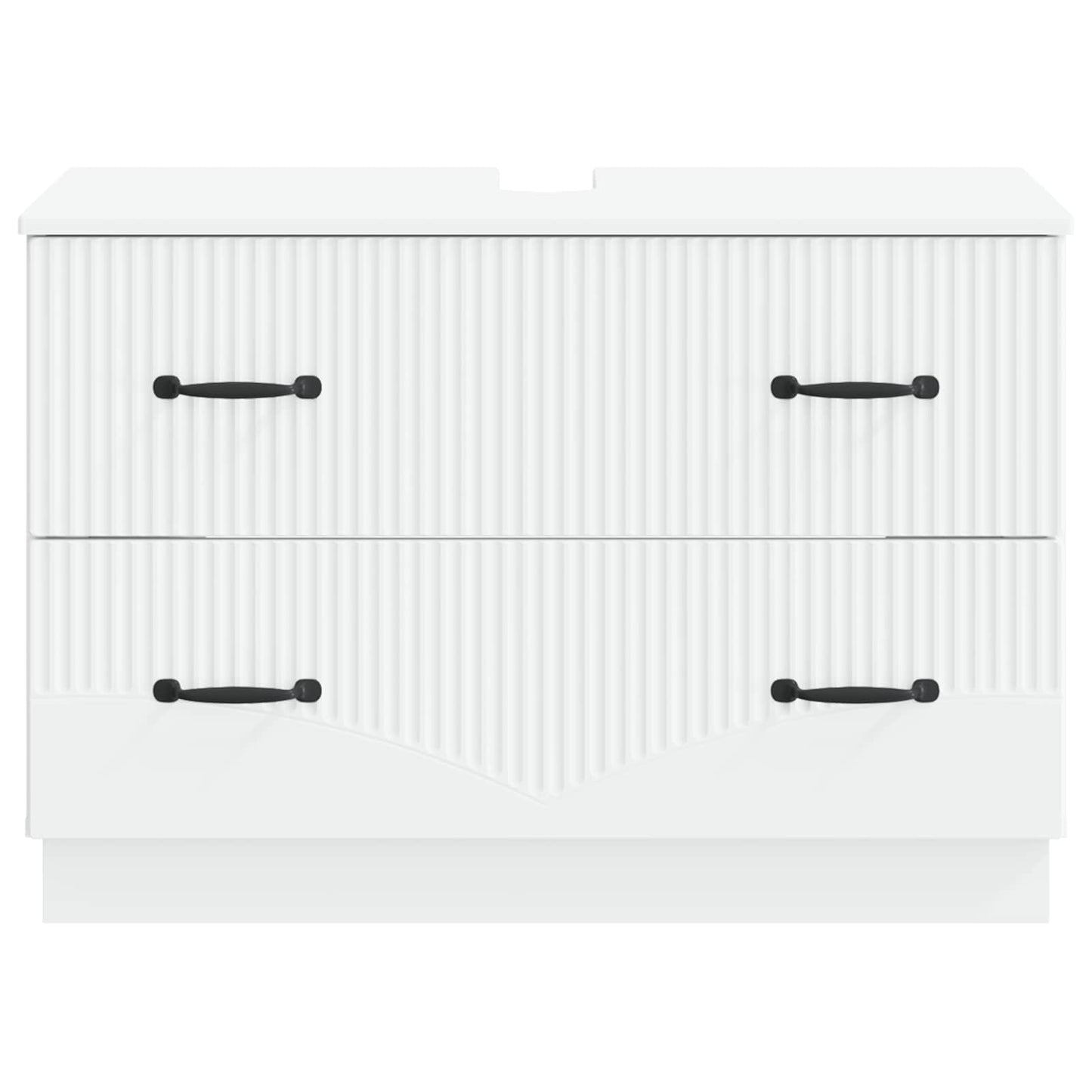 Bathroom Sink Cabinet HOORN White 82 x 41x 56 cm