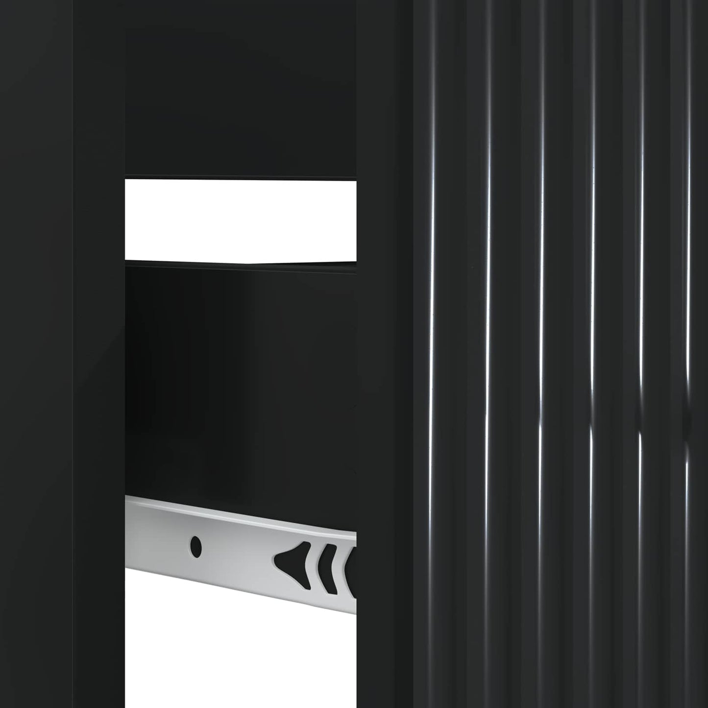 Bathroom Sink Cabinet HOORN Black 82 x 41x 56 cm