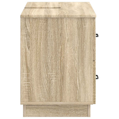 Bathroom Sink Cabinet HOORN Sonoma Oak 82 x 41x 56 cm