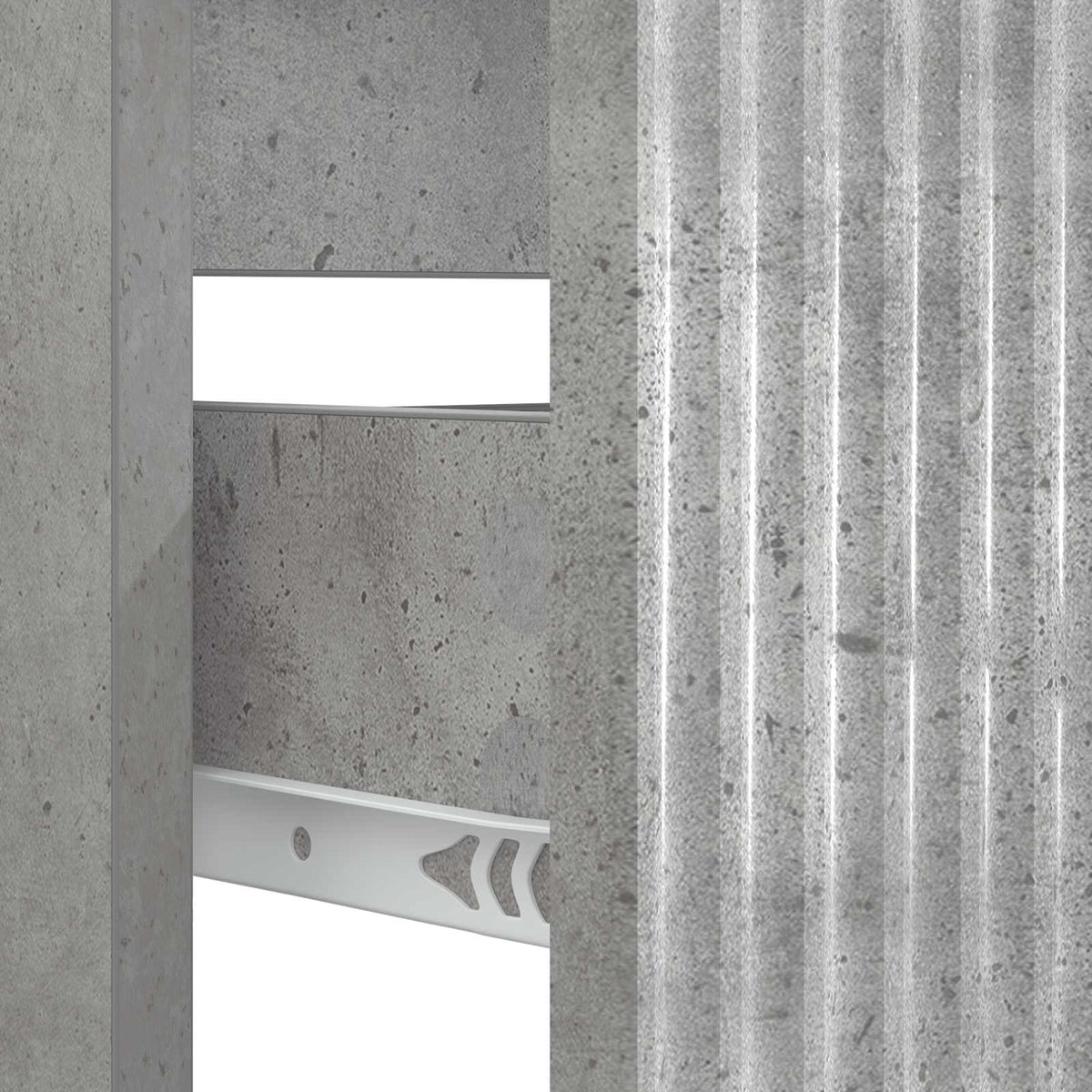 Bathroom Sink Cabinet HOORN Concrete Grey 82 x 41x 56 cm