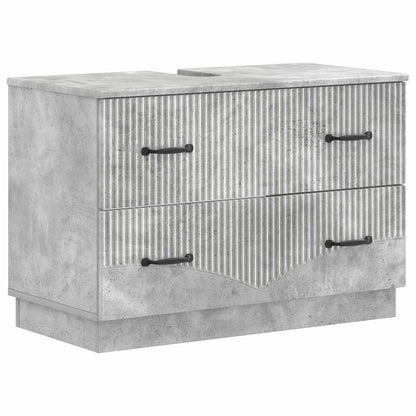 Bathroom Sink Cabinet HOORN Concrete Grey 82 x 41x 56 cm