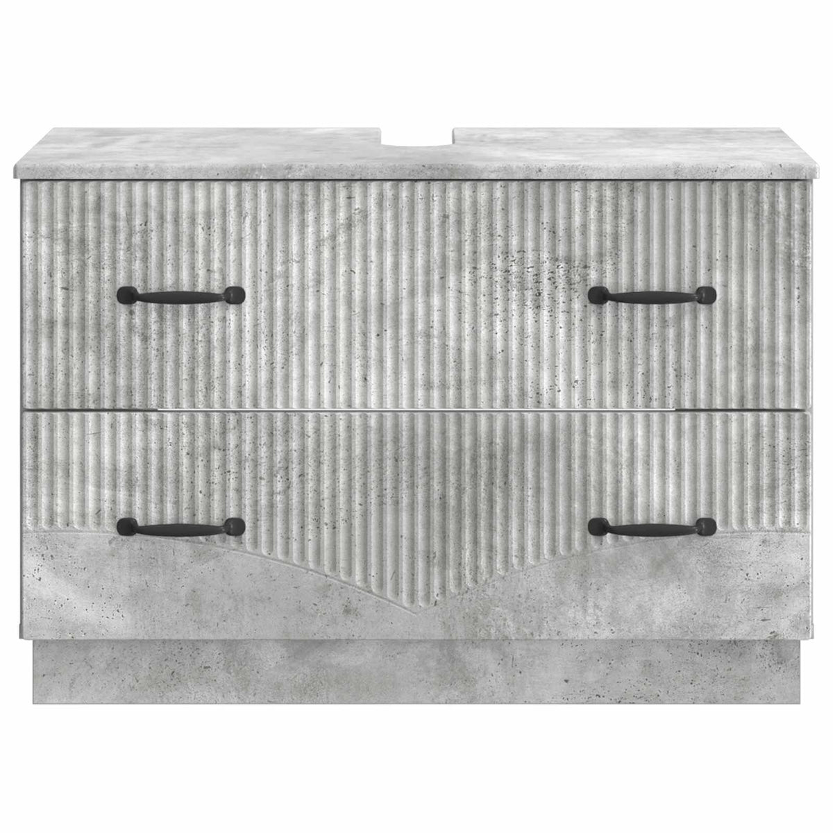 Bathroom Sink Cabinet HOORN Concrete Grey 82 x 41x 56 cm
