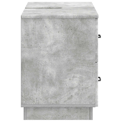 Bathroom Sink Cabinet HOORN Concrete Grey 82 x 41x 56 cm