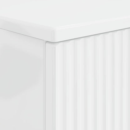 Bathroom Sink Cabinet HOORN High Gloss White 82 x 41x 56 cm
