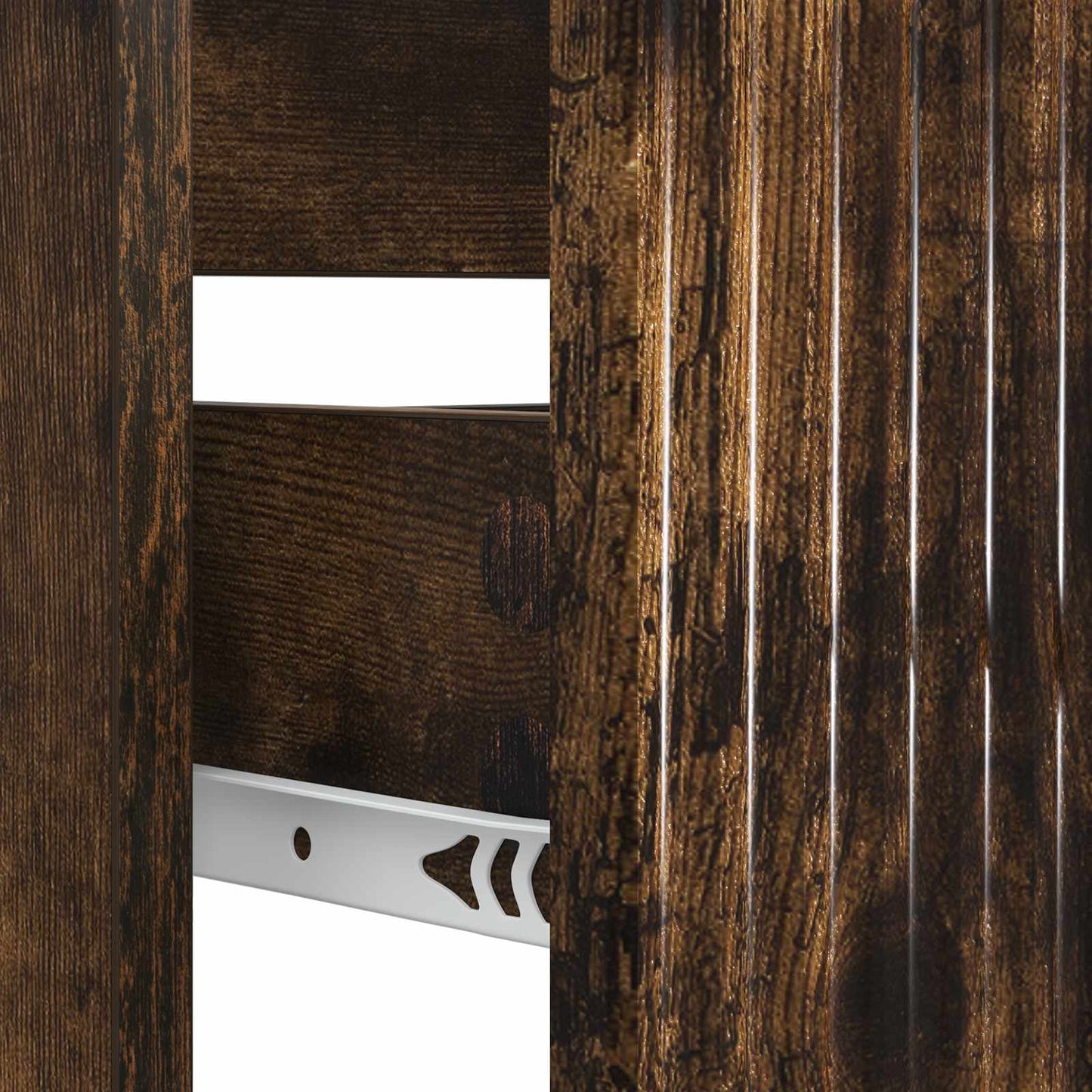 Bathroom Sink Cabinet HOORN Smoked Oak 82 x 41x 56 cm