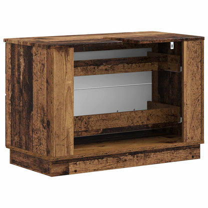 Bathroom Sink Cabinet HOORN Old Wood 82 x 41x 56 cm