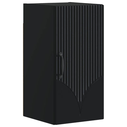 Bathroom Wall Cabinet HOORN Black 30 x 31 x 59 cm