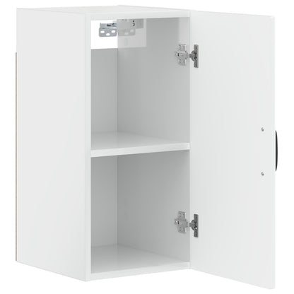 Bathroom Wall Cabinet HOORN High Gloss White 30 x 31 x 59 cm