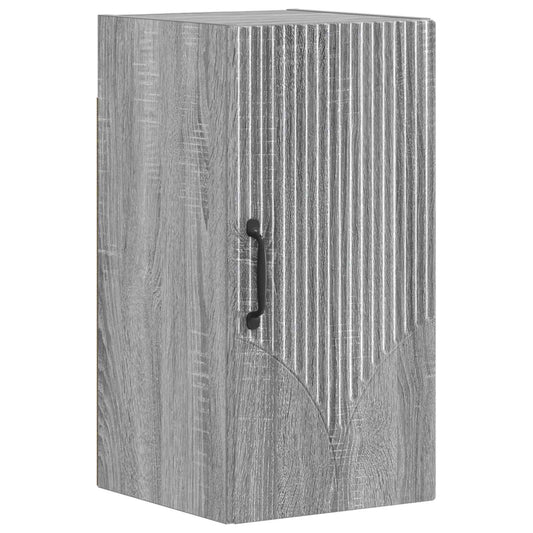 Bathroom Wall Cabinet HOORN Grey Sonoma 30 x 31 x 59 cm