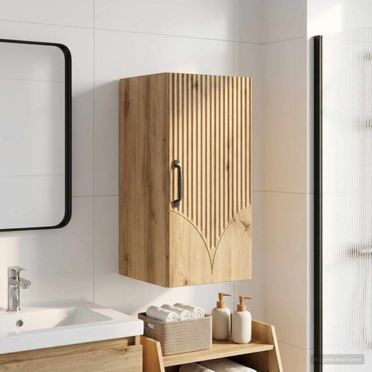 Bathroom Wall Cabinet HOORN Artisan Oak 30 x 31 x 59 cm