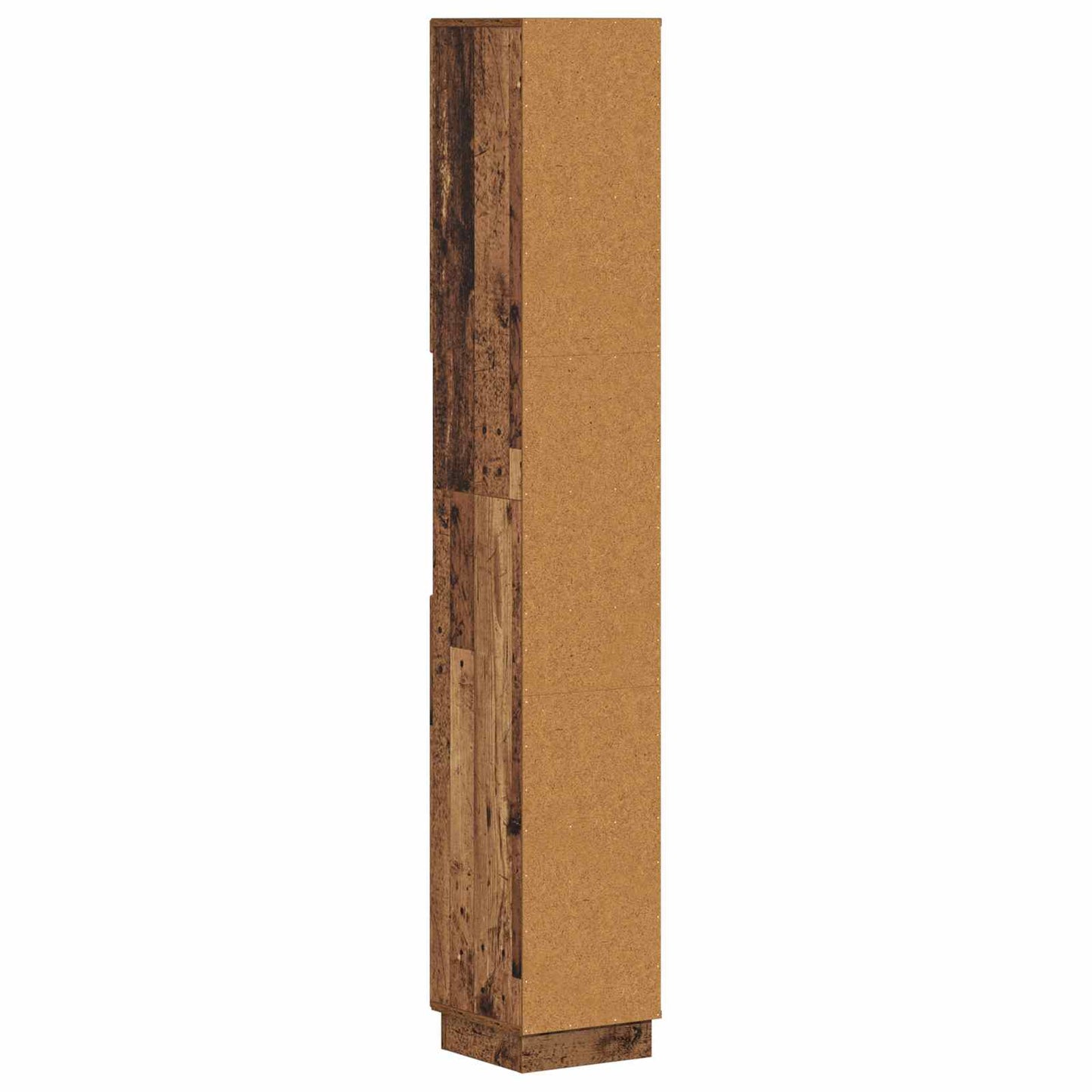 Bathroom Cabinet with Open Shelf HOORN Old Wood