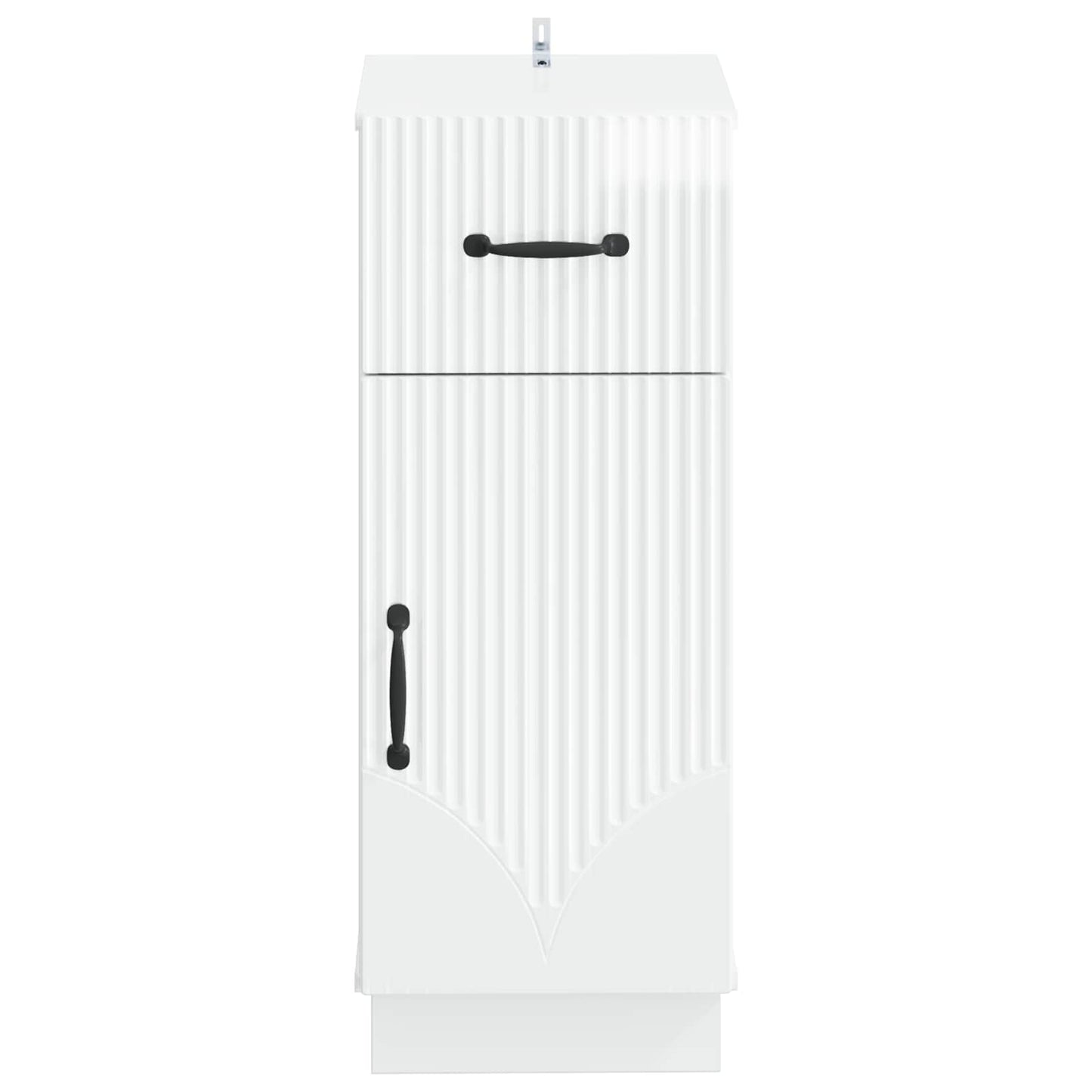 Bathroom Storage Cainet HOORN High Gloss White 30 x 31 x 77 cm