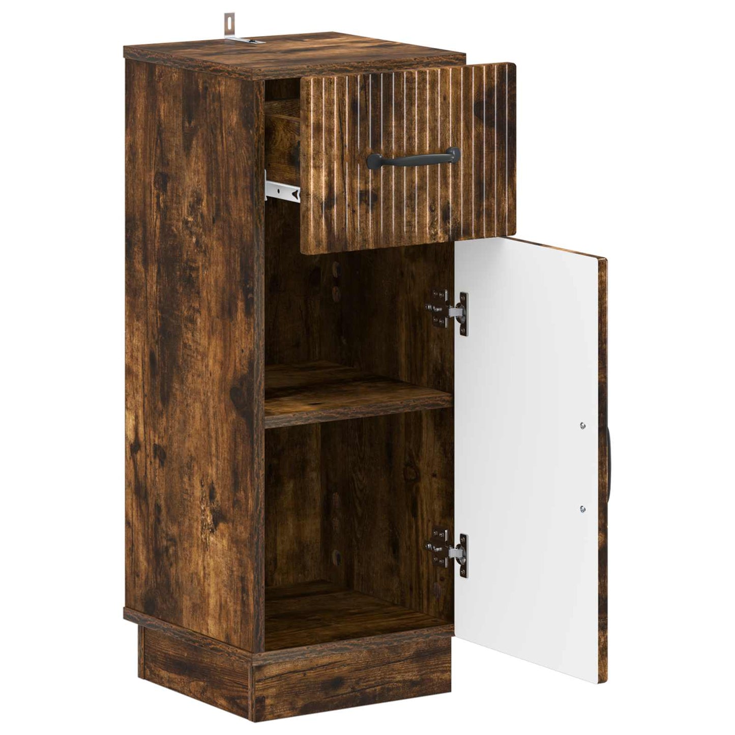Bathroom Storage Cainet HOORN Smoked Oak 30 x 31 x 77 cm