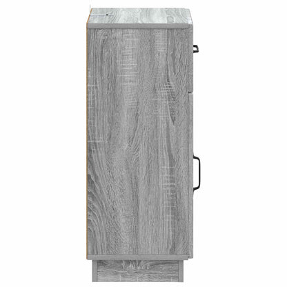 Bathroom Storage Cainet HOORN Grey Sonoma 30 x 31 x 77 cm