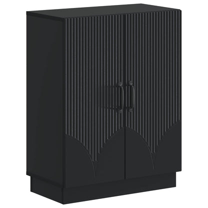 Bathroom Storage Cainet HOORN Black 59.5 x 31 x 77 cm