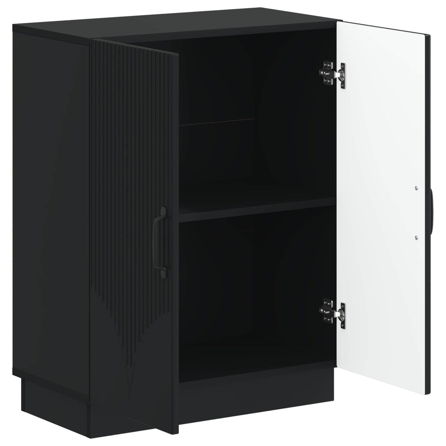 Bathroom Storage Cainet HOORN Black 59.5 x 31 x 77 cm
