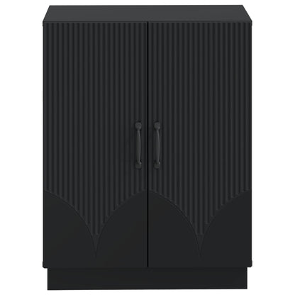 Bathroom Storage Cainet HOORN Black 59.5 x 31 x 77 cm