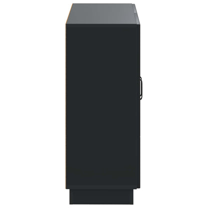 Bathroom Storage Cainet HOORN Black 59.5 x 31 x 77 cm