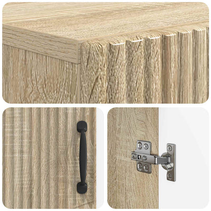 Bathroom Storage Cainet HOORN Sonoma Oak 59.5 x 31 x 77 cm