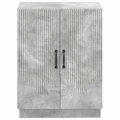 Bathroom Storage Cainet HOORN Concrete Grey 59.5 x 31 x 77 cm