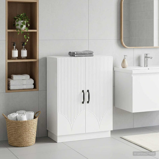 Bathroom Storage Cainet HOORN High Gloss White