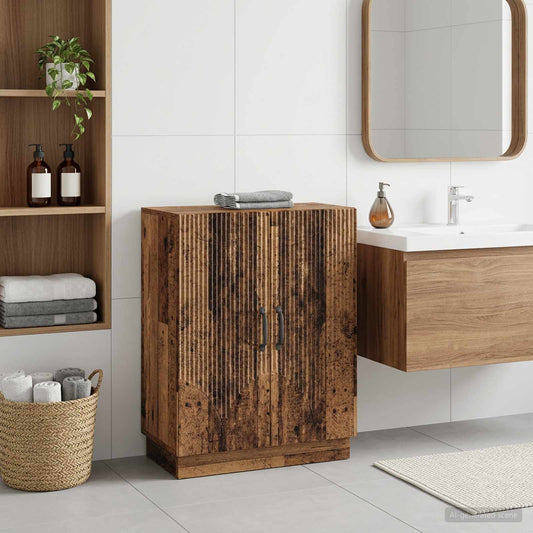 Bathroom Storage Cainet HOORN Old Wood 59.5 x 31 x 77 cm