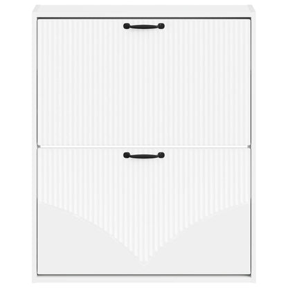 Wall-Mounted Shoe Cabinet HOORN 71 x 17 x 86 cm Engineered Wood