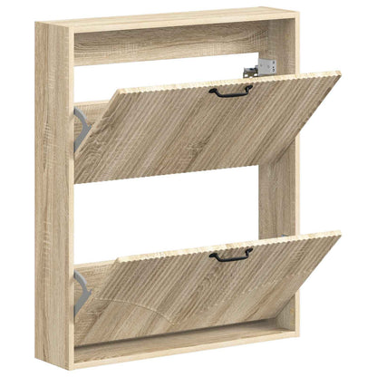 Wall-Mounted Shoe Cabinet HOORN 71 x 17 x 86 cm Engineered Wood