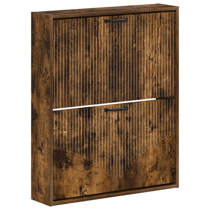 Wall-Mounted Shoe Cabinet HOORN 71 x 17 x 86 cm Engineered Wood