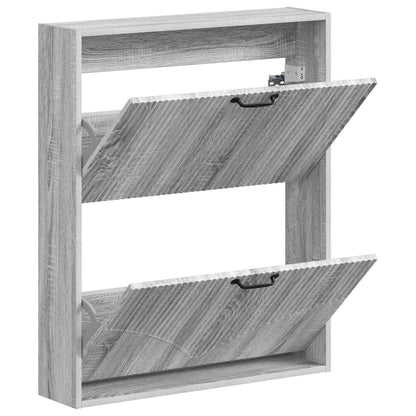 Wall-Mounted Shoe Cabinet HOORN 71 x 17 x 86 cm Engineered Wood
