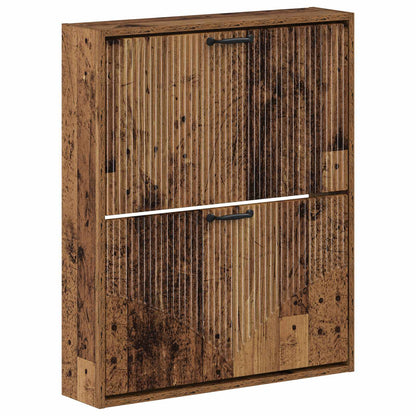 Wall-Mounted Shoe Cabinet HOORN 71 x 17 x 86 cm Engineered Wood