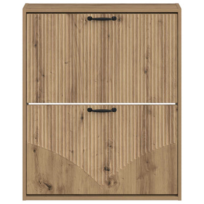 Wall-Mounted Shoe Cabinet HOORN 71 x 17 x 86 cm Engineered Wood