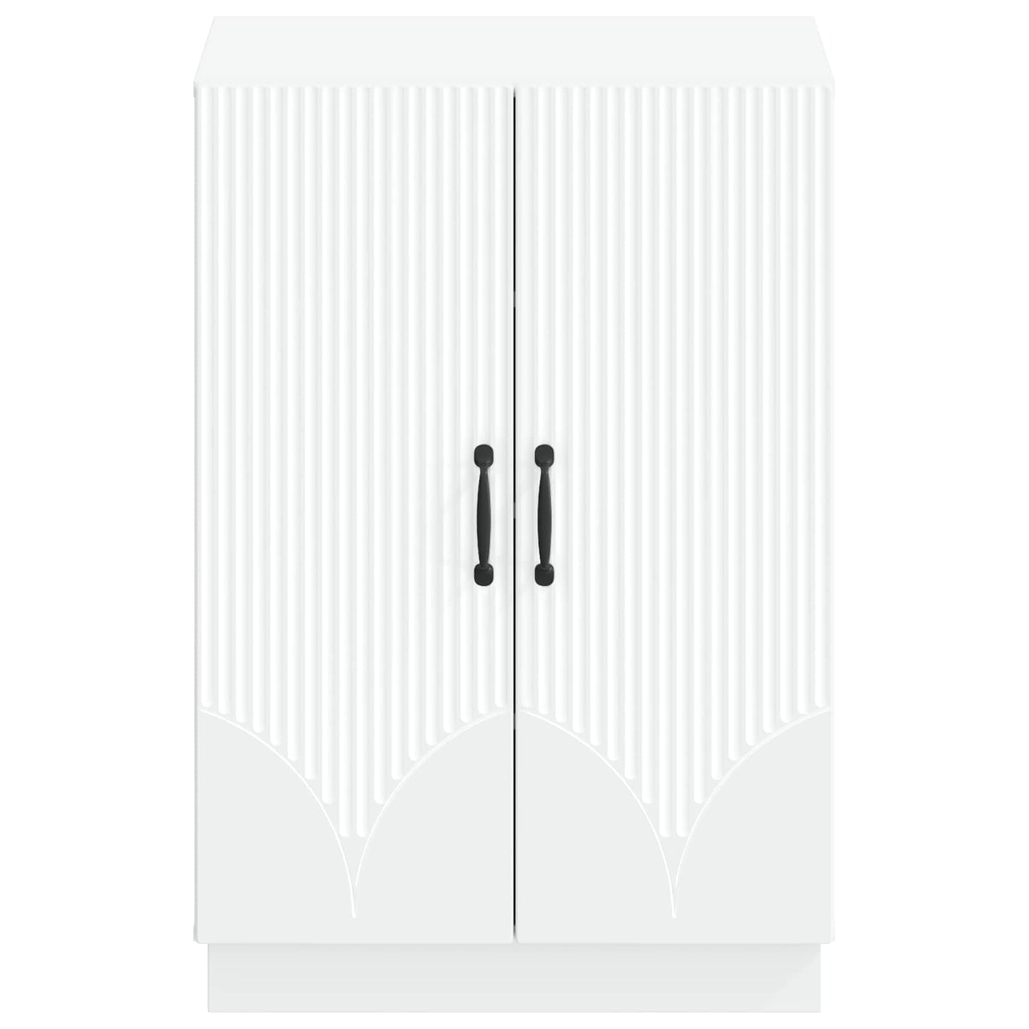 Shoe Cabinet HOORN 59.5 x 39.5 x 87 cm Engineered Wood White