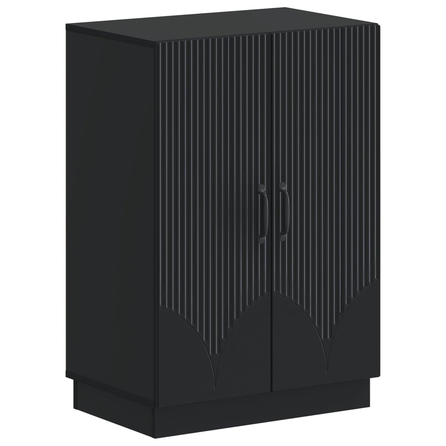 Shoe Cabinet HOORN 59.5 x 39.5 x 87 cm Engineered Wood Black