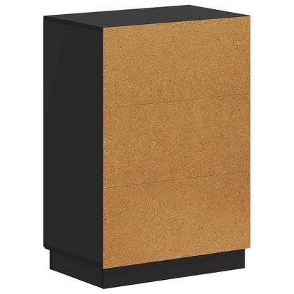 Shoe Cabinet HOORN 59.5 x 39.5 x 87 cm Engineered Wood Black
