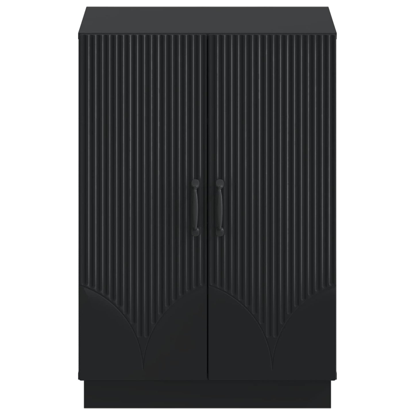 Shoe Cabinet HOORN 59.5 x 39.5 x 87 cm Engineered Wood Black