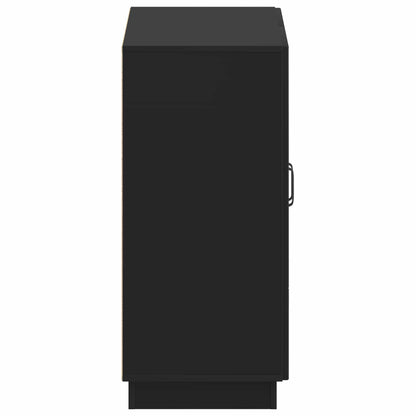 Shoe Cabinet HOORN 59.5 x 39.5 x 87 cm Engineered Wood Black