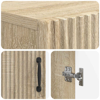 Shoe Cabinet HOORN 59.5 x 39.5 x 87 cm Engineered Wood