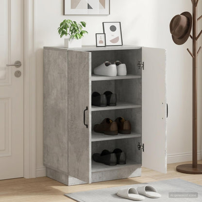 Shoe Cabinet HOORN 59.5 x 39.5 x 87 cm Engineered Wood