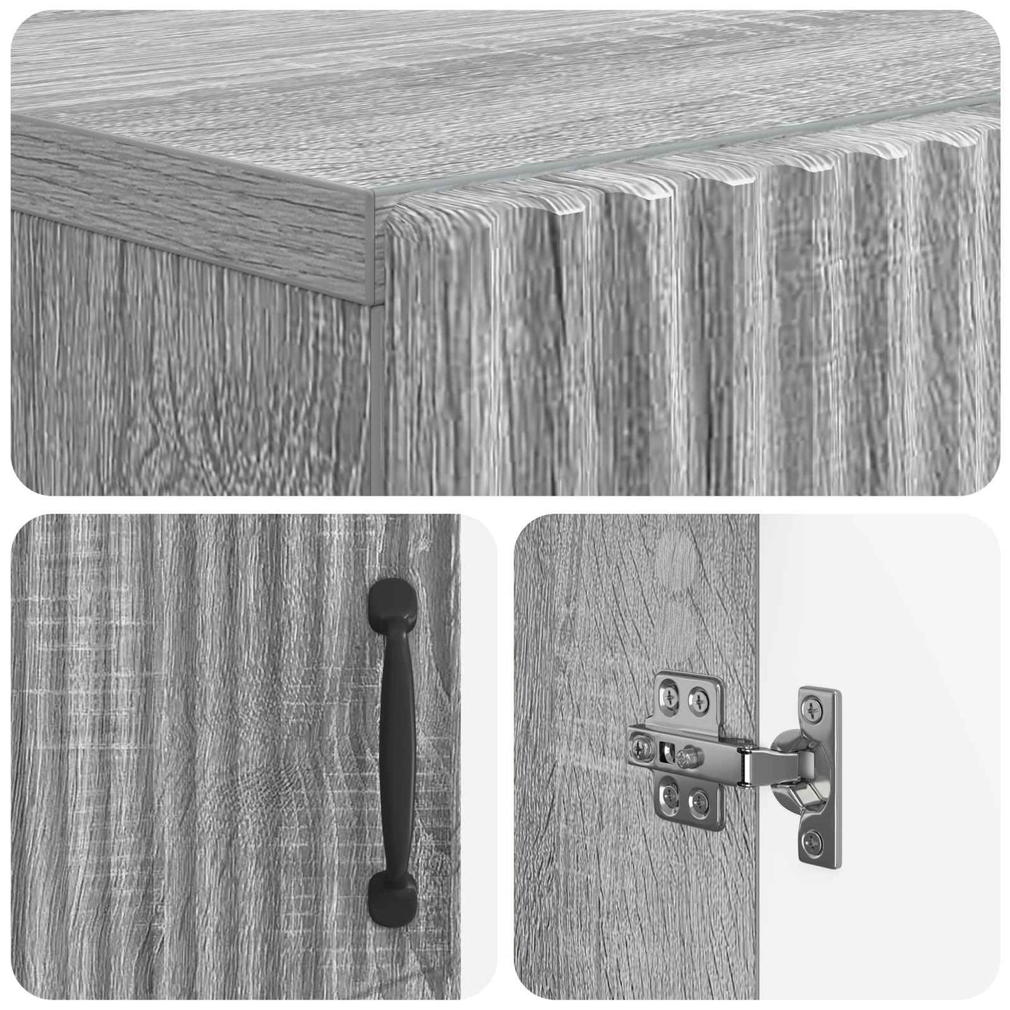 Shoe Cabinet HOORN 59.5 x 39.5 x 87 cm Engineered Wood