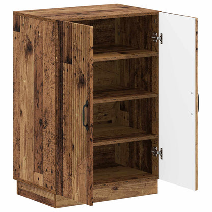 Shoe Cabinet HOORN 59.5 x 39.5 x 87 cm Engineered Wood Old Wood