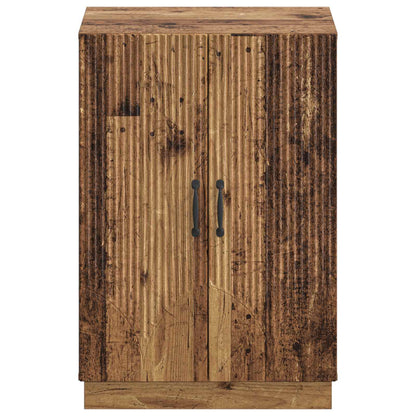 Shoe Cabinet HOORN 59.5 x 39.5 x 87 cm Engineered Wood Old Wood