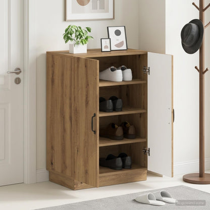 Shoe Cabinet HOORN 59.5 x 39.5 x 87 cm Engineered Wood