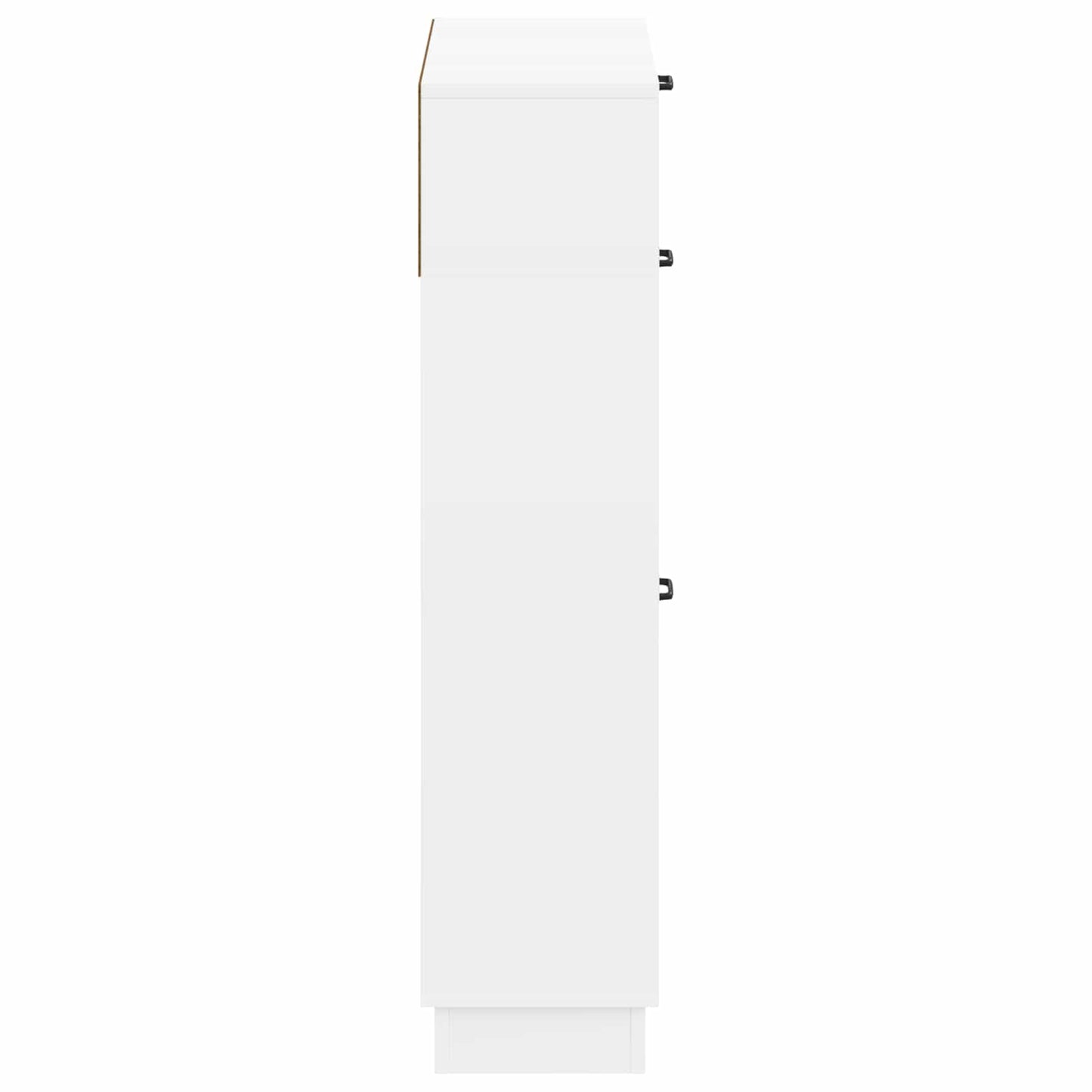 Shoe Cabinet HOORN 78 x 24 x 100 cm Engineered Wood White