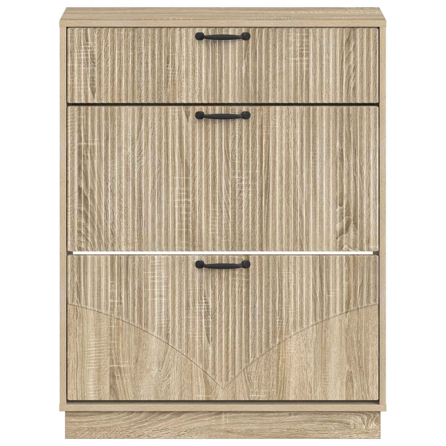 Shoe Cabinet HOORN 78 x 24 x 100 cm Engineered Wood Sonoma Oak